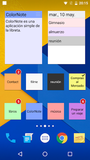 Captura de pantalla de ColorNote Bloc de notas Notas