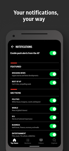 Captura de pantalla de AP Mobile