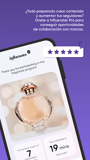 Captura de pantalla de Influenster