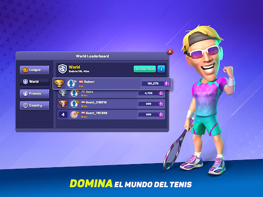 Captura de pantalla de Mini Tennis