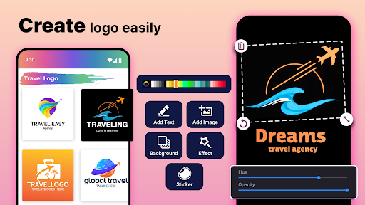 Captura de pantalla de Creador de logos y diseñador