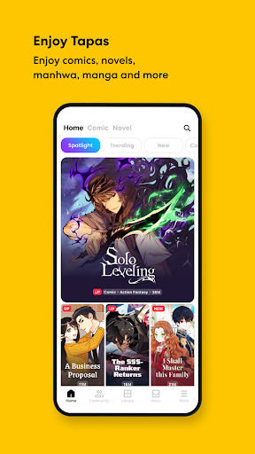 Captura de pantalla de Tapas – Comics and Novels