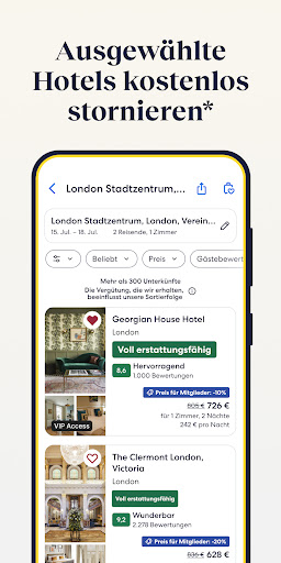 Expedia: Reise, Hotel, Flug Screenshot