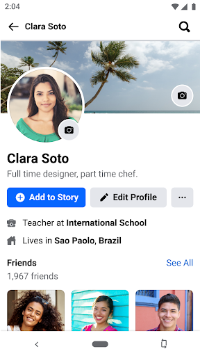 Facebook Lite Screenshot
