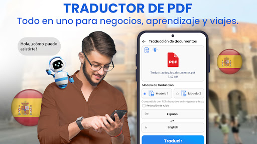 Captura de pantalla de Todo Traducir: Foto, PDF, DOC