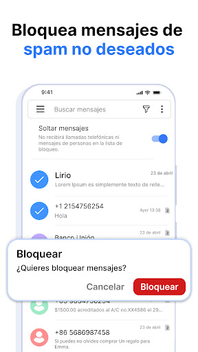 Captura de pantalla de Mensajes