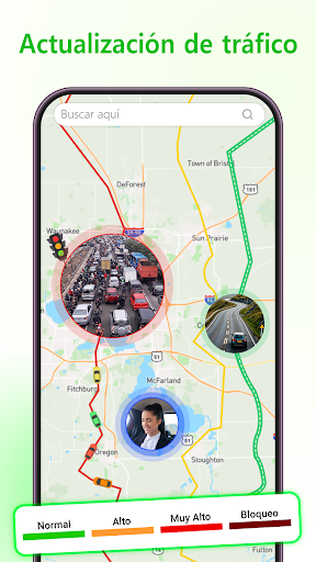 Captura de pantalla de Navegacion GPS y Mapamundi