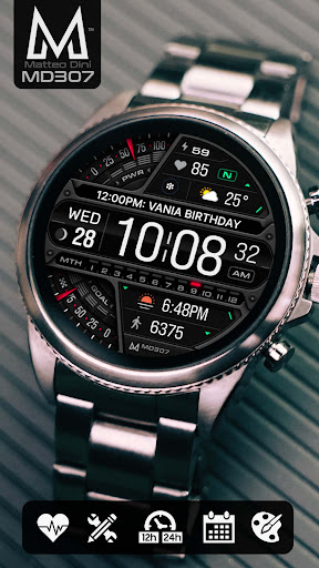 Captura de pantalla de MD307 Digital watch face