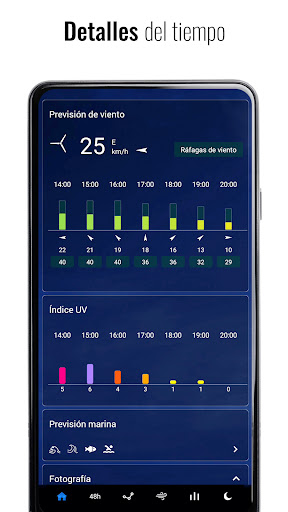 Captura de pantalla de Reloj transparente tiempo Pro