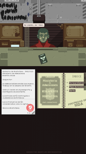 Captura de pantalla de Papers, Please