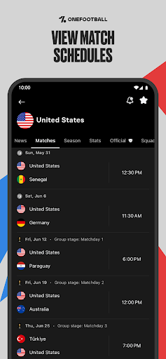 OneFootball Live Soccer scores screenshot