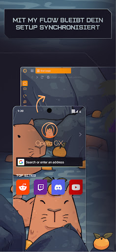 Opera GX: Gaming-Browser Screenshot