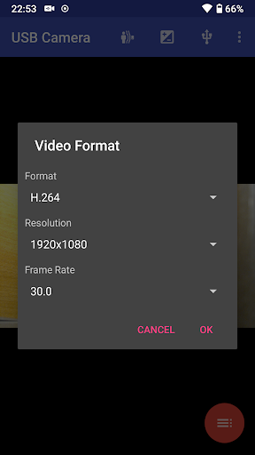 Captura de pantalla de USB Camera Pro