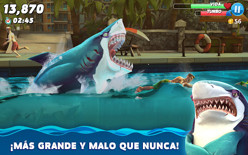 Captura de pantalla de Hungry Shark World