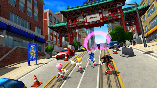 Captura de pantalla de Sonic Forces: Carrera JcJ