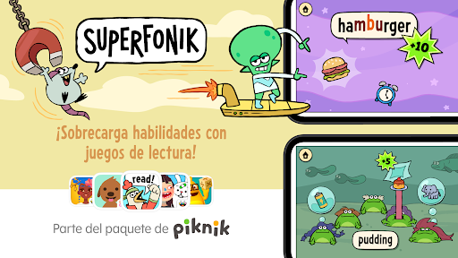 Captura de pantalla de Superfonik: Lectura para niños