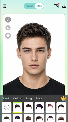 Captura de pantalla de Hairstyle Try On - Peinado IA