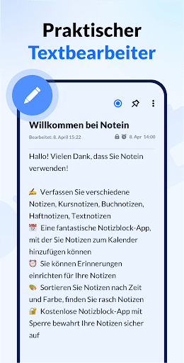 Notizen, Notizblock - Notein Screenshot