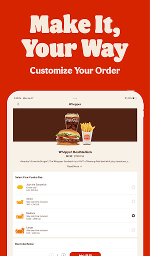 Captura de pantalla de BURGER KING® App