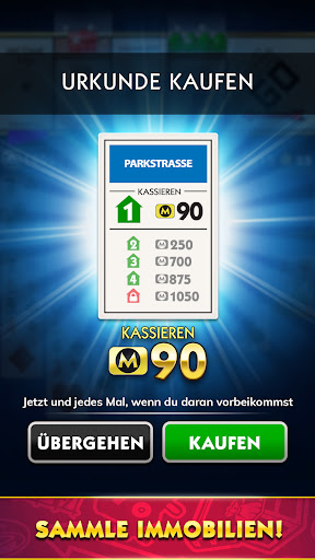 MONOPOLY Solitaire Kartenspiel Screenshot