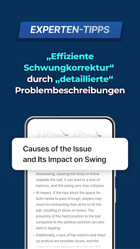 GolfFix KI Golf Coach, Analyse Screenshot