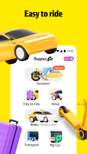 Captura de pantalla de Yandex Go: Taxi Food Delivery