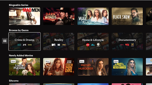 Captura de pantalla de Philo: Shows, Movies, Live TV.