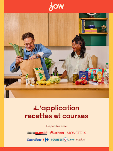 Jow - Recettes et courses Screenshot