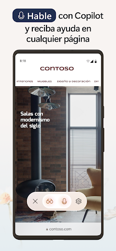 Captura de pantalla de Microsoft Edge