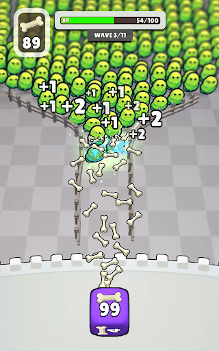 Captura de pantalla de Dice vs Monsters: Defensa Idle