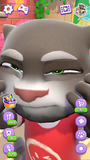 Captura de pantalla de Talking Tom Cat