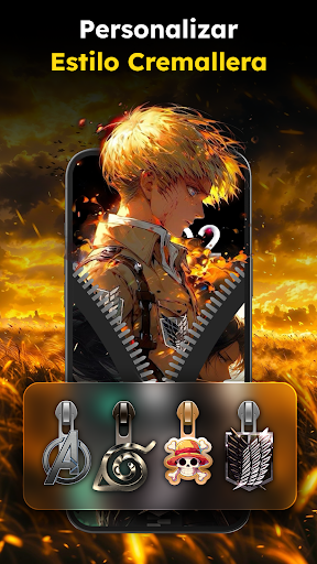 Captura de pantalla de Pantalla de Bloqueo Cremallera