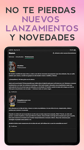 Captura de pantalla de GALATEA: Libros y audiolibros