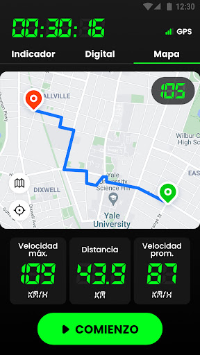 Captura de pantalla de Velocímetro GPS & Odometro