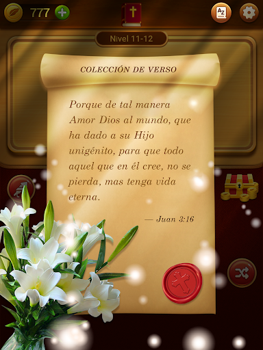 Captura de pantalla de Sopa de letras de la Biblia