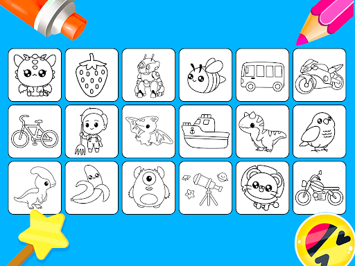 Kids Coloring Pages For Boys Screenshot