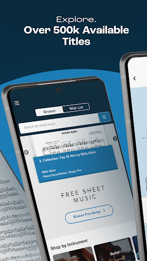 Captura de pantalla de Musicnotes Sheet Music Player