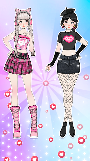 Captura de pantalla de Paper Doll Diary: Dress Up DIY