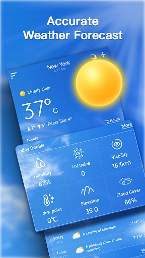 Captura de pantalla de Pronóstico del tiempo en vivo