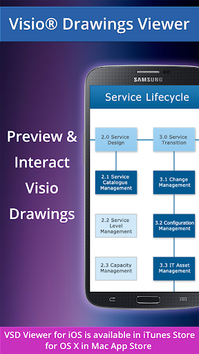 Captura de pantalla de VSD Viewer for Visio Drawings