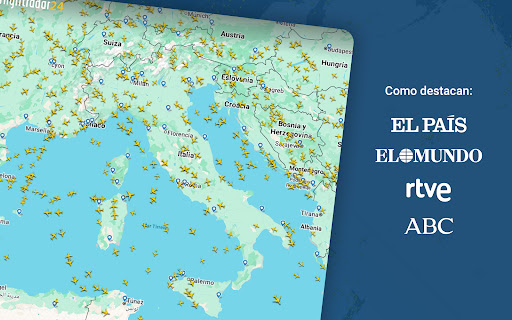 Captura de pantalla de Flightradar24 Flight Tracker
