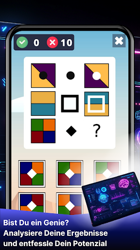 IQ-Test: Logik & Gehirnjogging Screenshot
