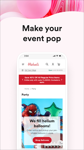 Michaels Stores screenshot