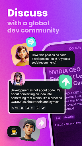 Captura de pantalla de daily.dev - stay up to date