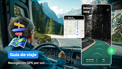 Captura de pantalla de GPS, Mapas Direcciones