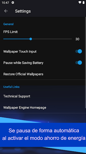 Captura de pantalla de Wallpaper Engine