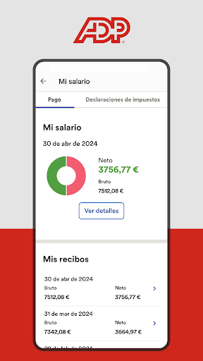 Captura de pantalla de ADP Mobile Solutions