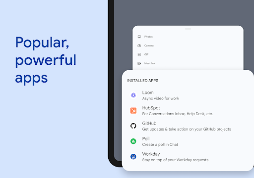 Google Chat screenshot