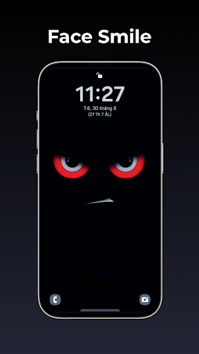 Captura de pantalla de Wicked & Silly smile Wallpaper