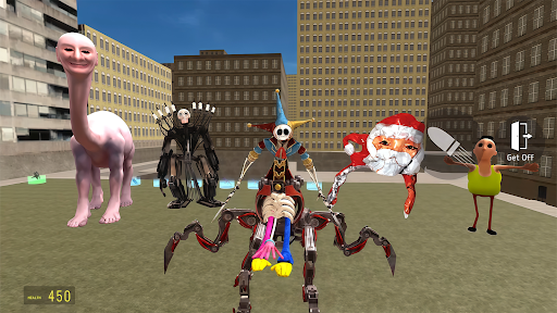 Captura de pantalla de Nextbots In Playground mod